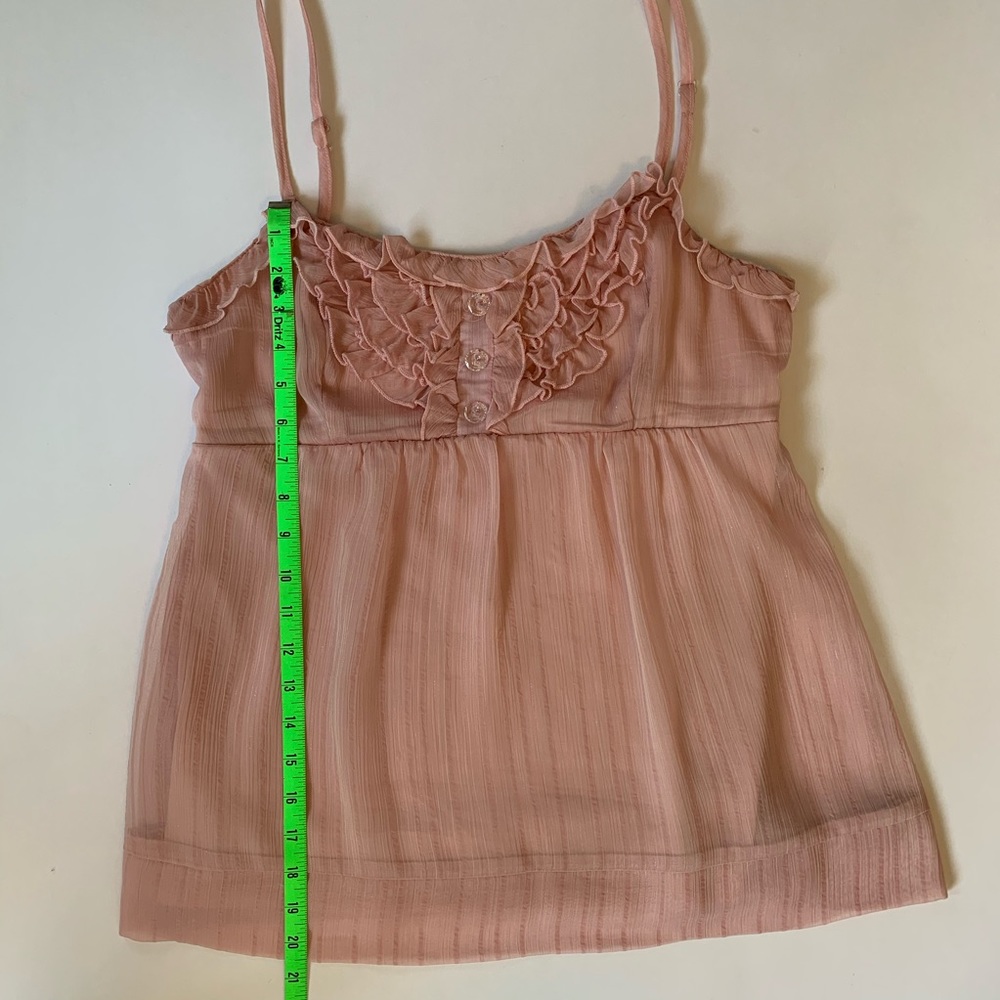 Studio Y | Ruffled, Adjustable Strap Tank Top - Picture 5 of 10